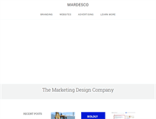 Tablet Screenshot of mardesco.com